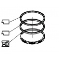 Komplet pierścieni tłokowych Ø60 S/T (Nominalnych) sprężarki  HS 18, HS 23, HS 24, HS 26, 601.22.., 601.23..., 601.26.., 602.09..